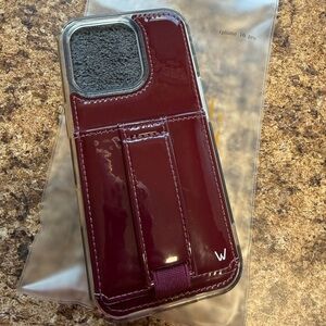 Walli Cherry Glaze Burgundy iPhone 16 Pro Case - Rare